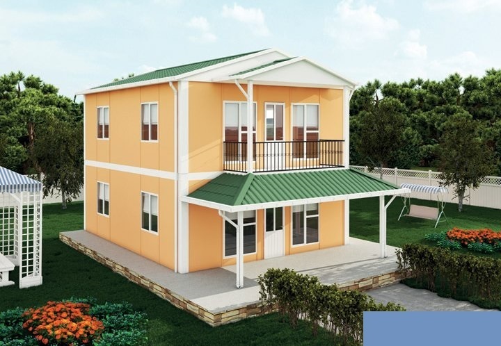 3+1 Çift Katlı Prefabrik Ev 122 m2