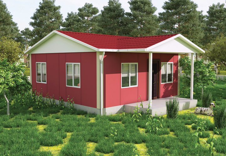 2+1 Tek Katlı Prefabrik Ev 45 m2