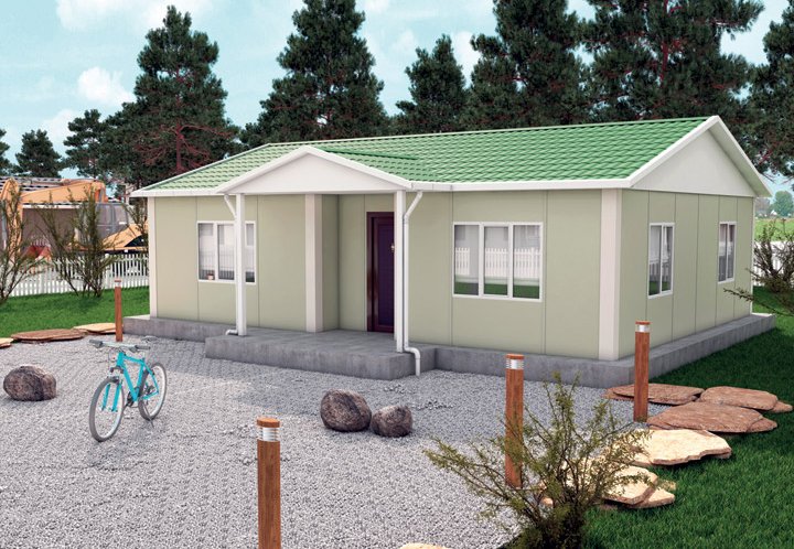 2+1 Tek Katlı Prefabrik Ev 81 m2