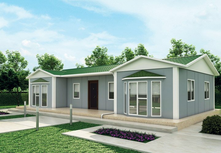 3+1 Tek Katlı Prefabrik Ev 98 m2