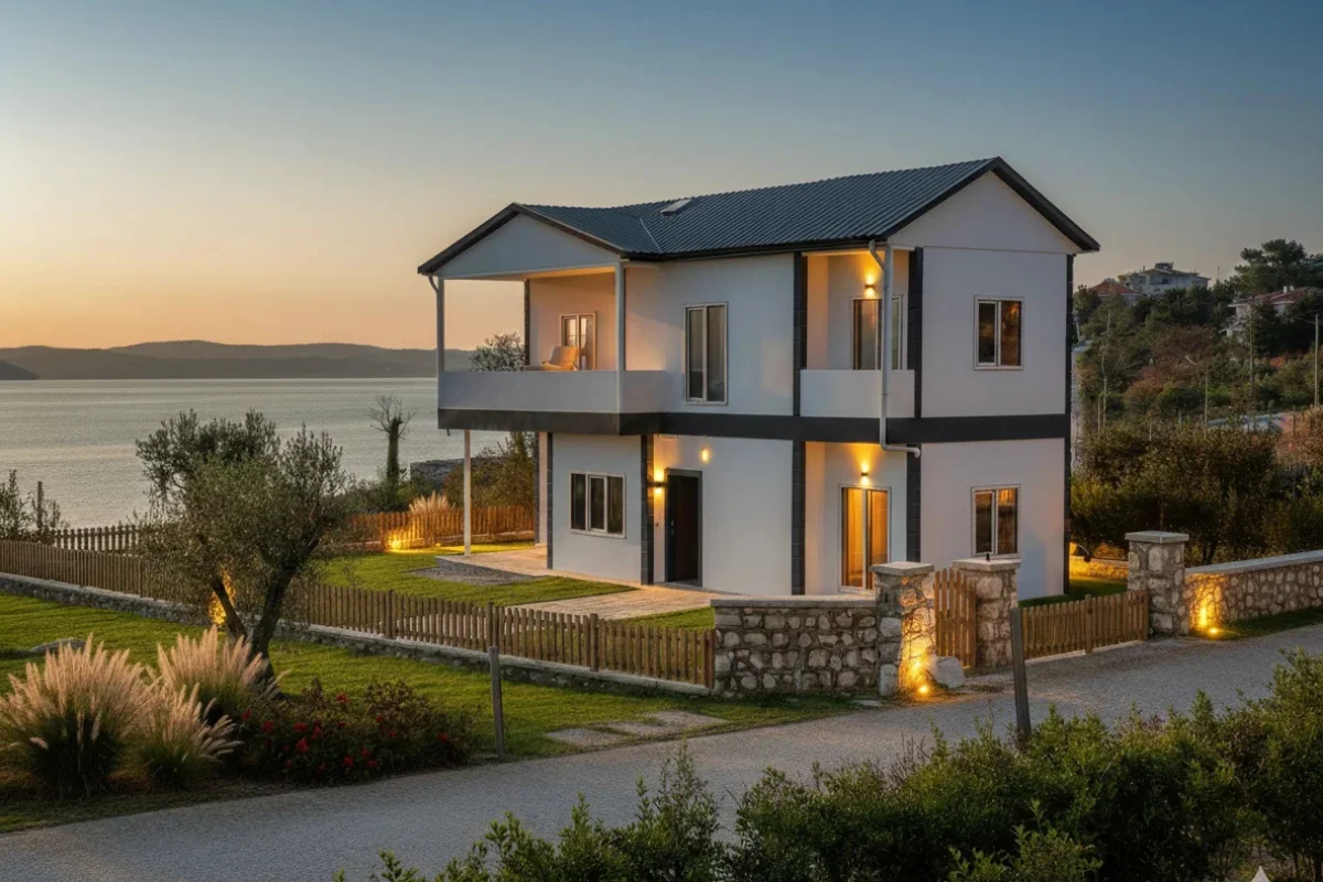 Cift Katli Prefabrik Ev